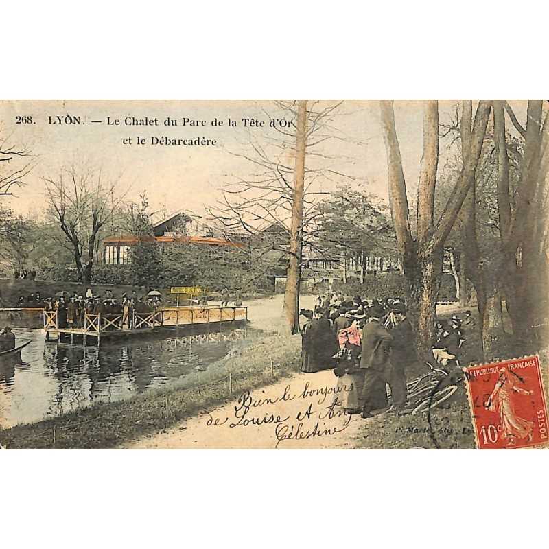 ABAO 69 - Rhône [69] Lyon - Le Chalet du Parc de la Tête d'Or et le Débarcadère.
