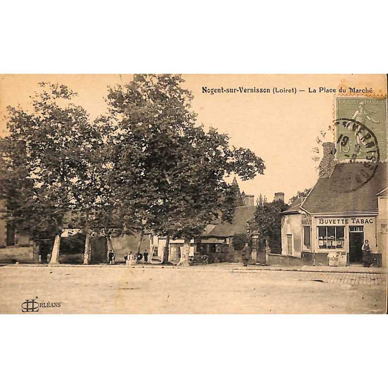 ABAO 45 - Loiret [45] Nogent-sur-Vernisson - La Place du Marché.