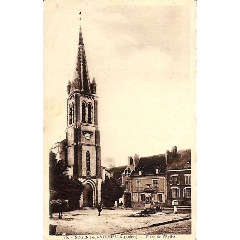 ABAO 45 - Loiret [45] Nogent-sur-Vernisson - Place de l'Eglise.