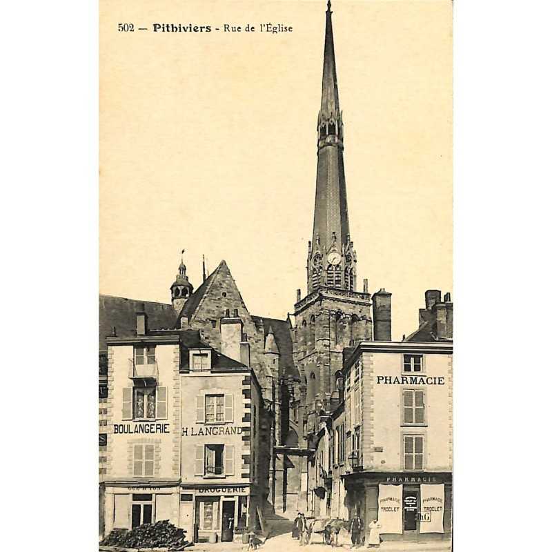 ABAO 45 - Loiret [45] Pithiviers - Rue de l'Eglise.
