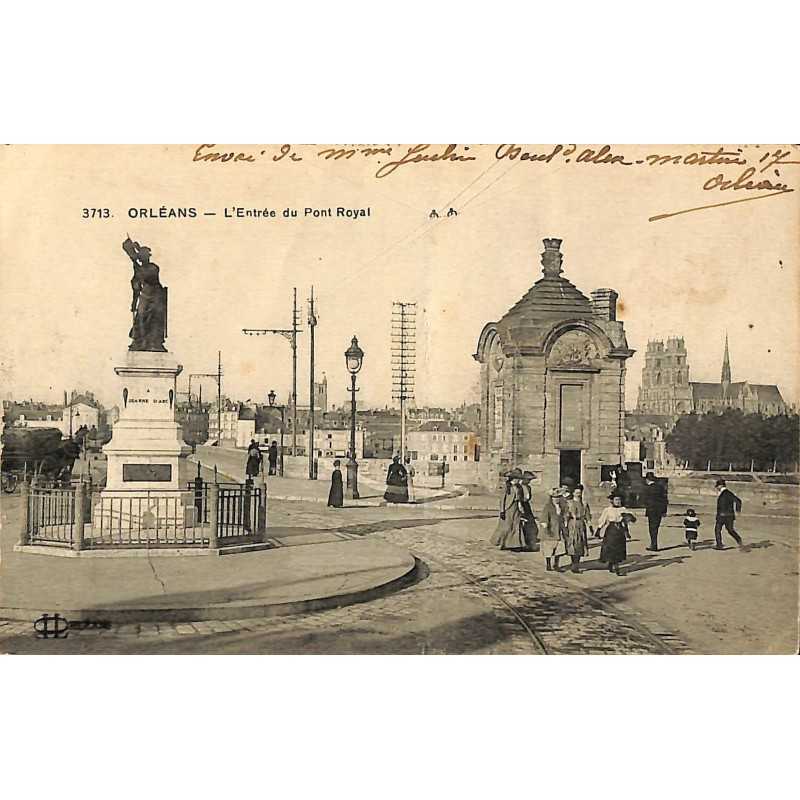 ABAO 45 - Loiret [45] Orléans - L'Entrée du Pont Royal.