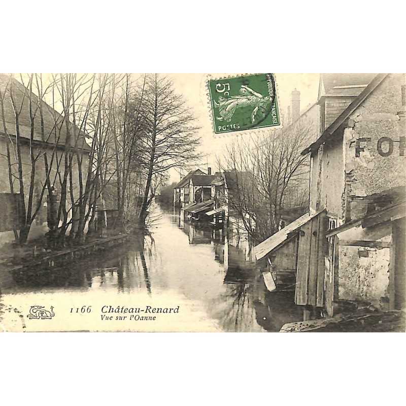 ABAO 45 - Loiret [45] Château-Renard - Vue sur l'Oanne.