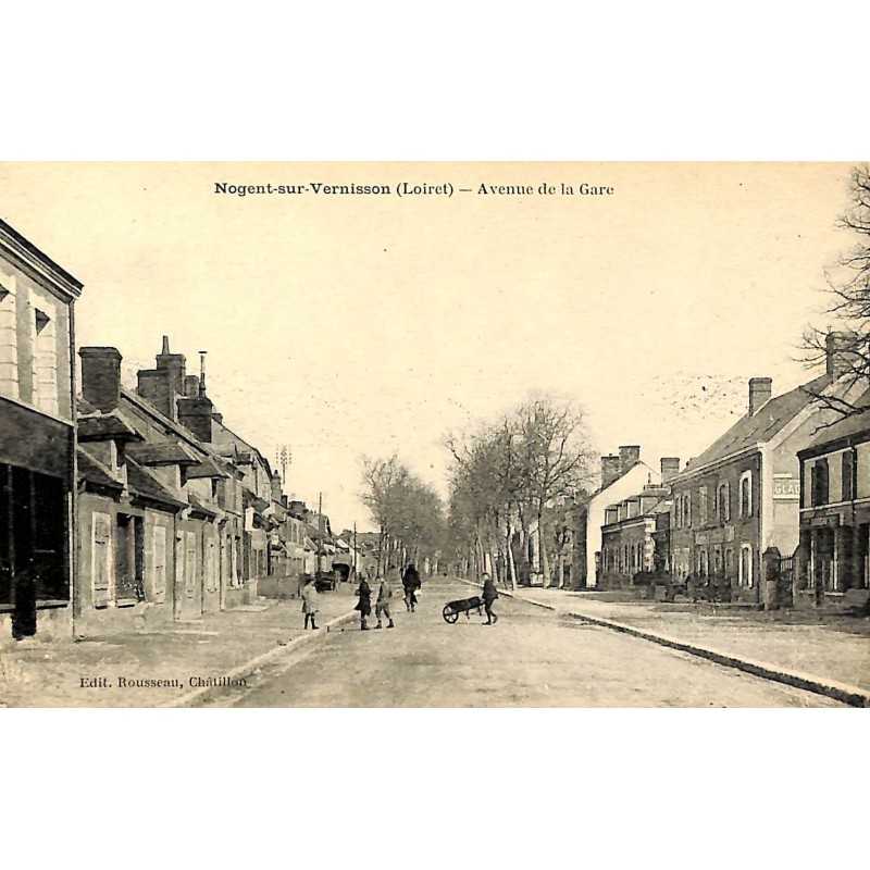 ABAO 45 - Loiret [45] Nogent-sur-Vernisson - Avenue de la Gare.