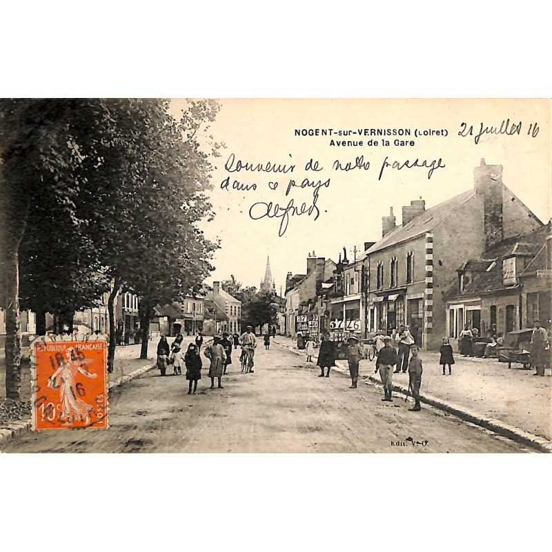 ABAO 45 - Loiret [45] Nogent-sur-Vernisson - Avenue de la Gare.