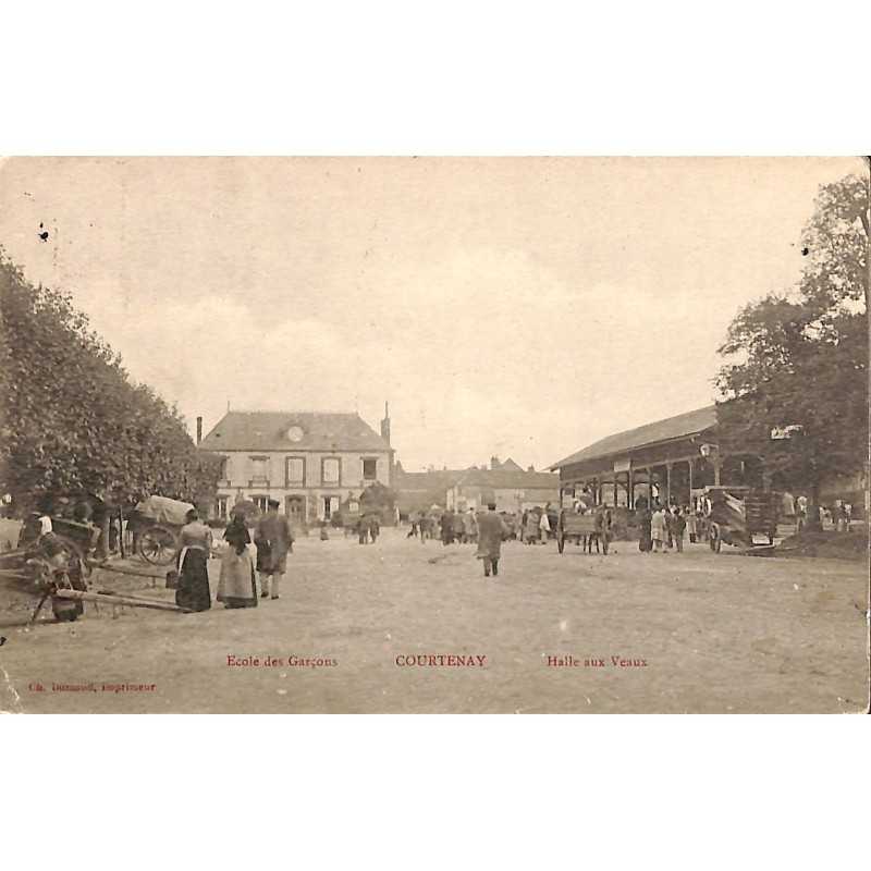 ABAO 45 - Loiret [45] Courtenay - Ecole des Garçons. Halle aux Veaux.