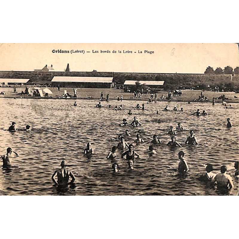 ABAO 45 - Loiret [45] Orléans - Les Bords de la Loire. La Plage.