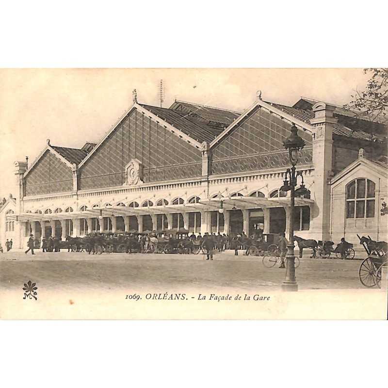 ABAO 45 - Loiret [45] Orléans - La Façade de la Gare.
