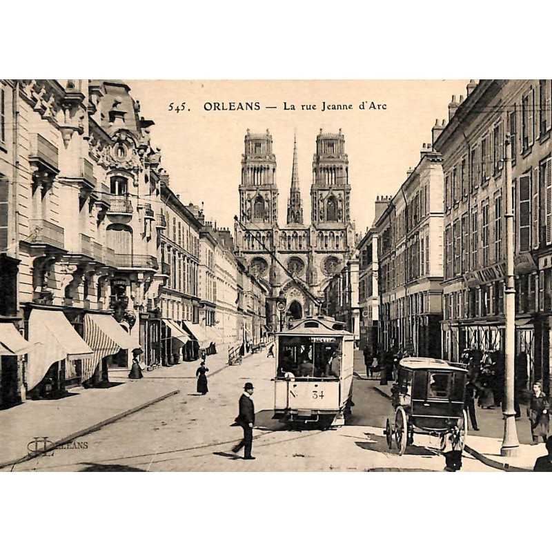 ABAO 45 - Loiret [45] Orléans - La rue Jeanne d'Arc.