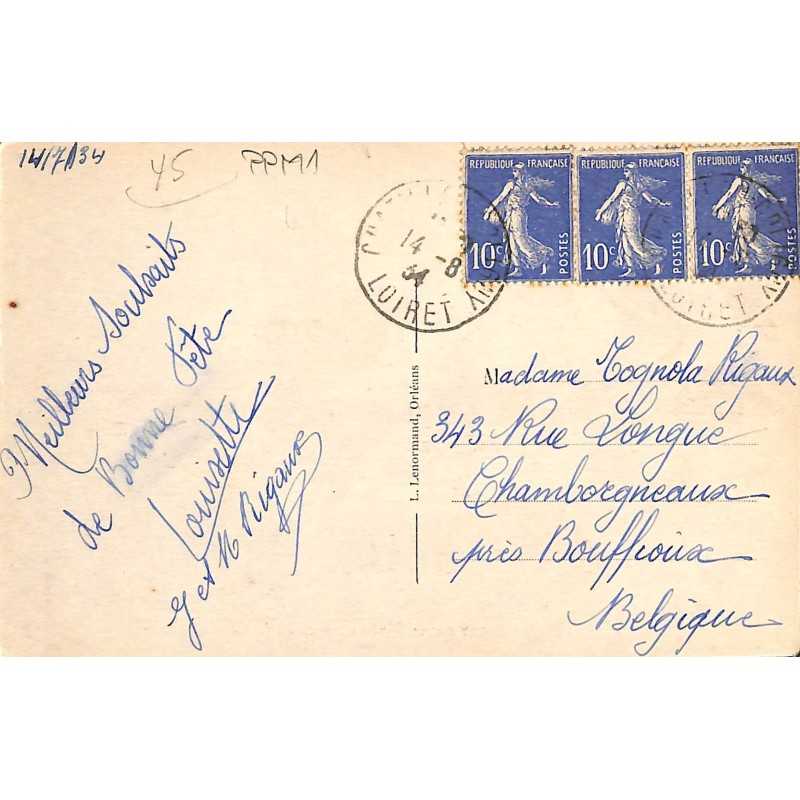 Carte Postale Ancienne CHATILLON COLIGNY – Vue Générale, Bon état