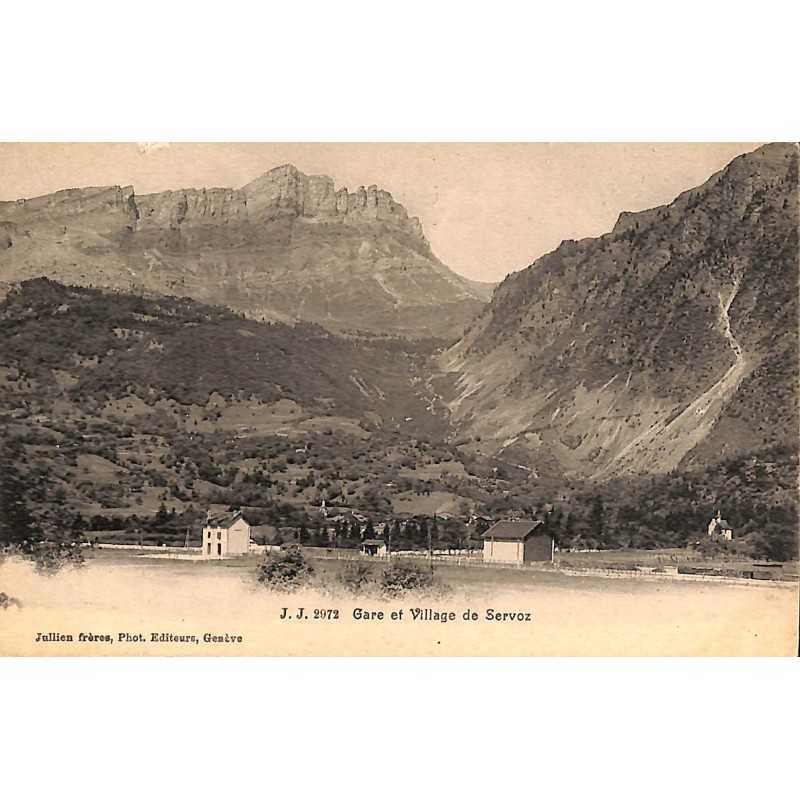 ABAO 74 - Haute Savoie [74] Servoz - Gare et Village.