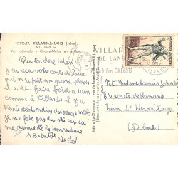 ABAO 38 - Isère [38] Villard-de-Lans - Vue générale. Chasse-Neige en action.
