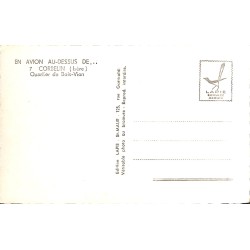 ABAO 38 - Isère [38] Corbelin - Quartier de Bois-Vion. En avion au dessus de... - Carte photo.