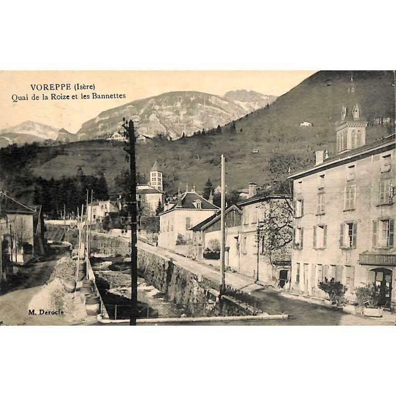 ABAO 38 - Isère [38] Voreppe - Quai de la Roize et les Bannettes.