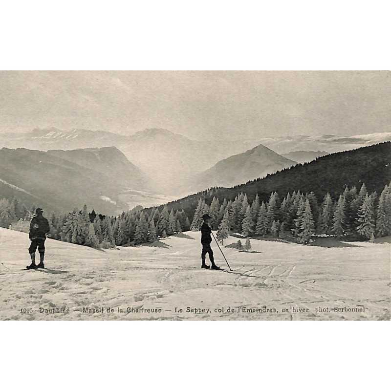 ABAO 38 - Isère [38] Le Sappey-en-Chartreuse - Col de l'Emeindras en hiver.