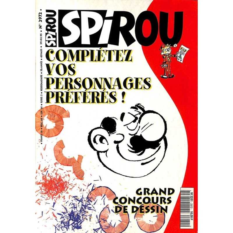 ABAO Bandes dessinées Spirou 1995/03/29 n°2972