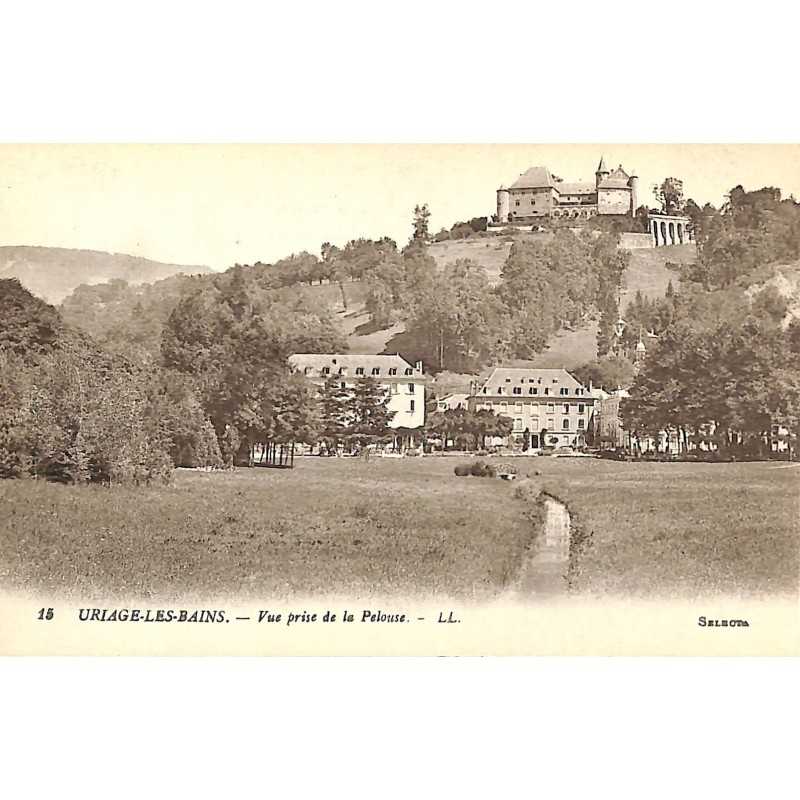 ABAO 38 - Isère [38] Uriage-les-Bains - Vue prise de la Pelouse.