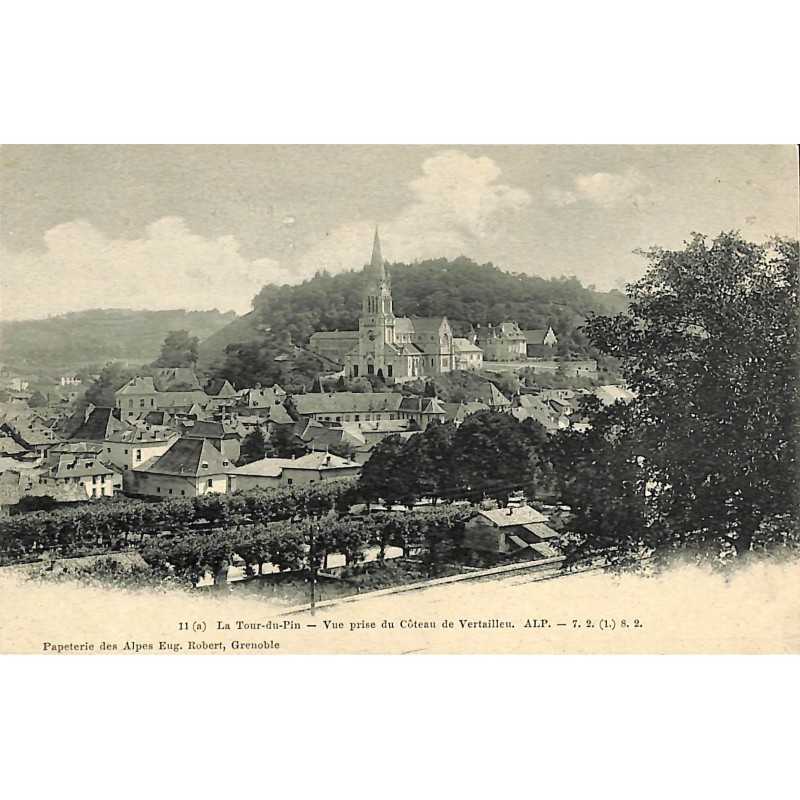 ABAO 38 - Isère [38] La Tour-du-Pin - Vue prise du Château de Vertailleu.