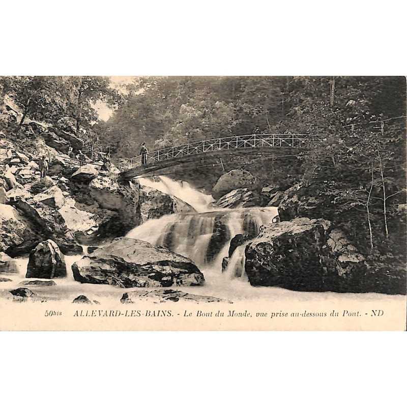 ABAO 38 - Isère [38] Allevard-les-Bains - Le Bout du monde, vue prise au-dessus du Pont.
