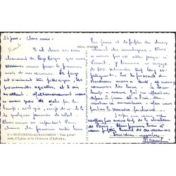 ABAO 64 - Pyrénées Atlantiques [64] Saint-Etienne-de-Baigorry - Vue générale, l'Eglise et le Château d'Echaux.