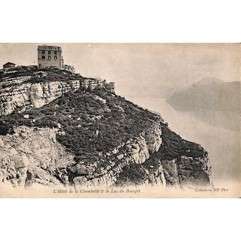 ABAO 73 - Savoie [73] L'Hôtel de la Chambotte et le Lac du Bourget.