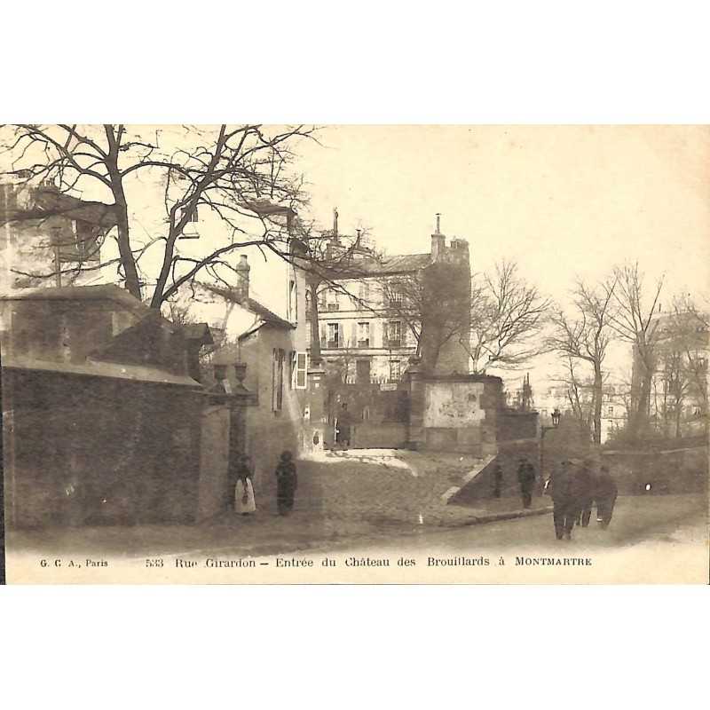 ABAO 75 - Paris [75] Paris 18 - Rue Girardon. Entrée du château des Brouillards.