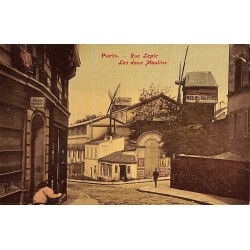 ABAO 75 - Paris [75] Paris 18 - Rue Lepic. Les deux Moulins.
