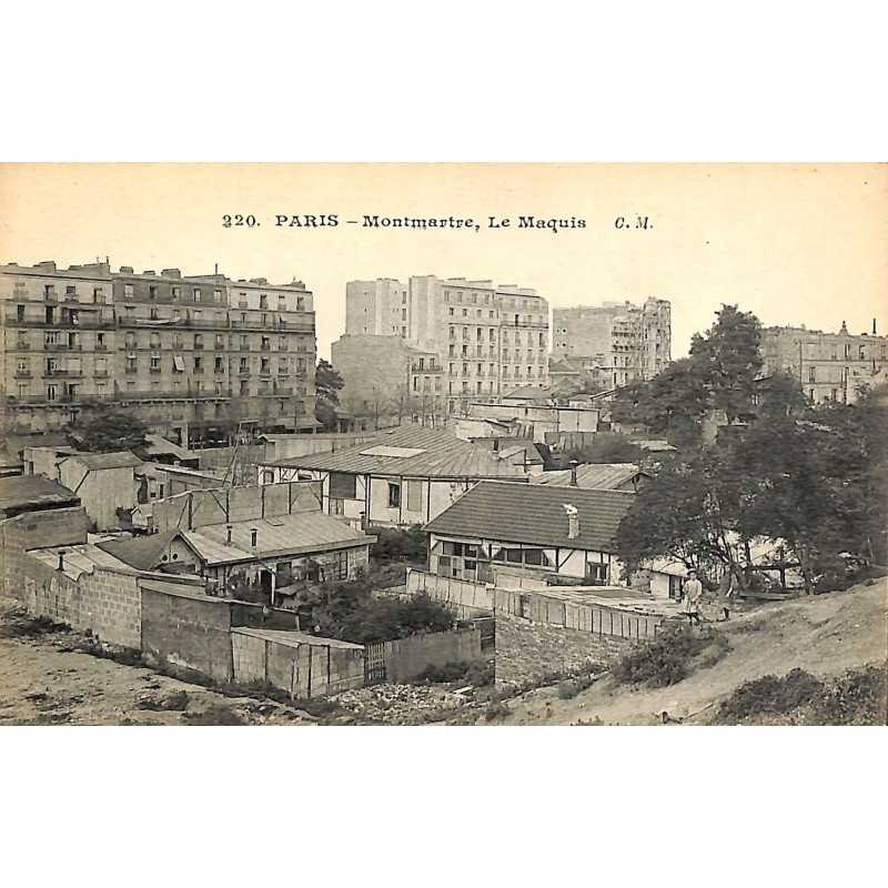 ABAO 75 - Paris [75] Paris 18 - Montmartre, Le Maquis.