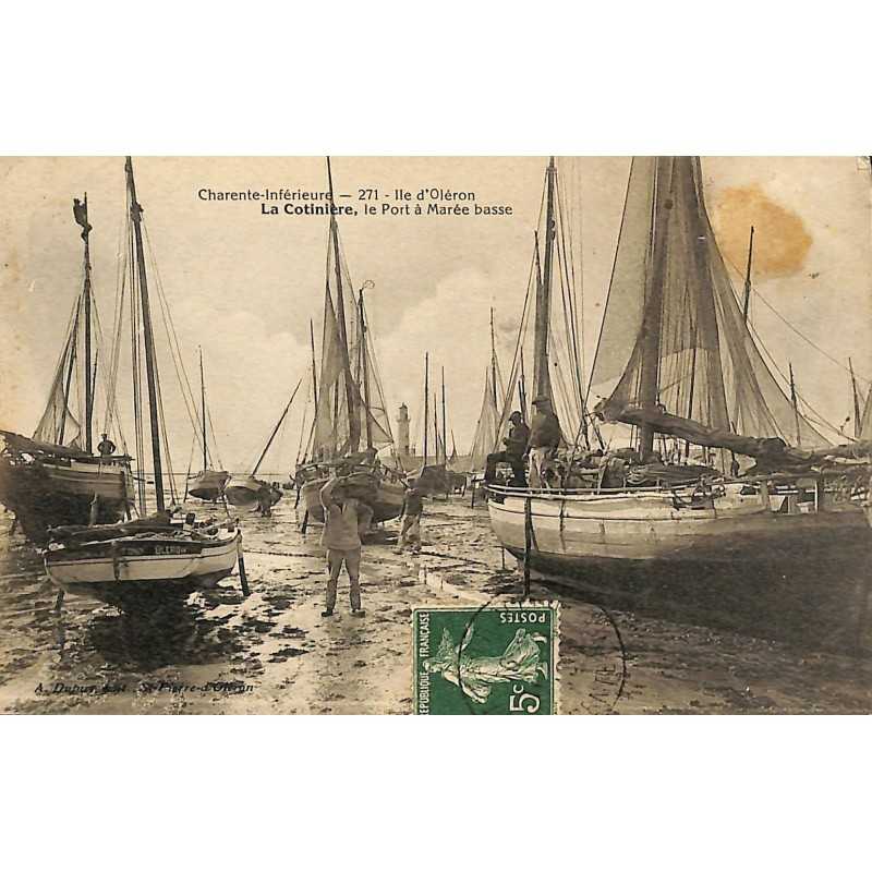 ABAO 17 - Charente-Maritime [17] Ile d'Oléron - La Cotinière, Le Port à Marée basse.