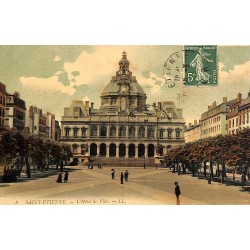 ABAO 42 - Loire [42] Saint-Etienne - L'Hôtel de Ville.