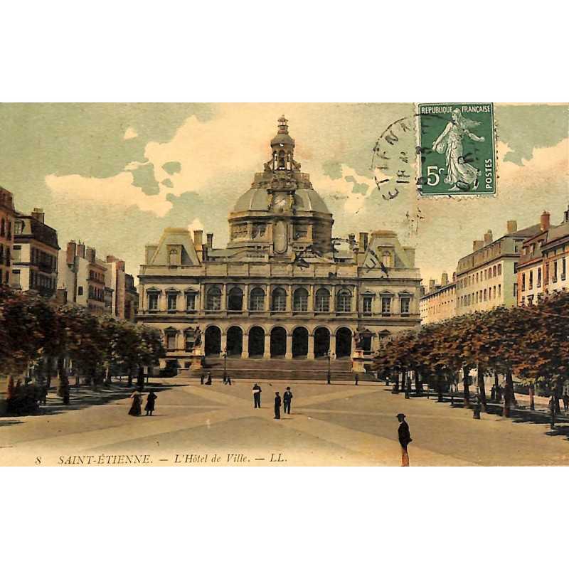 ABAO 42 - Loire [42] Saint-Etienne - L'Hôtel de Ville.