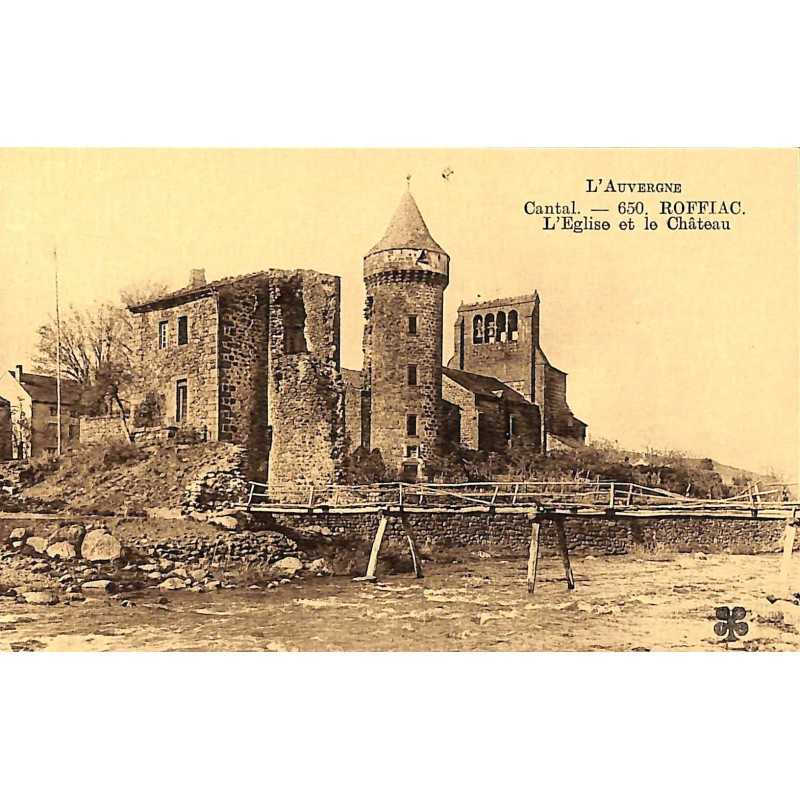 ABAO 15 - Cantal [15] Roffiac - L'Eglise et le Château.