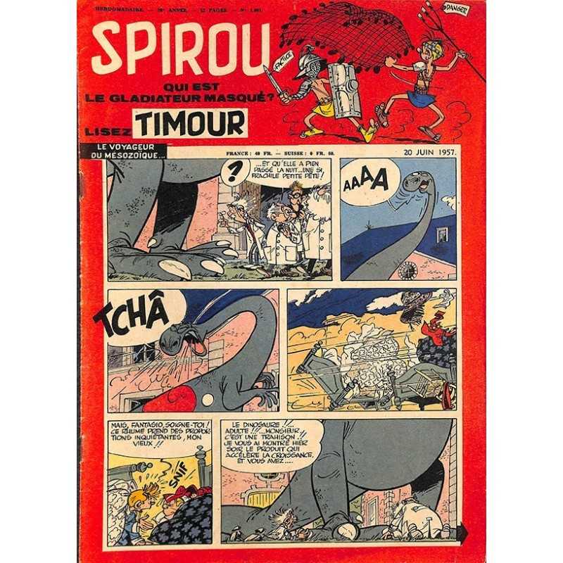 ABAO Bandes dessinées Spirou 1957/06/20 n°1001