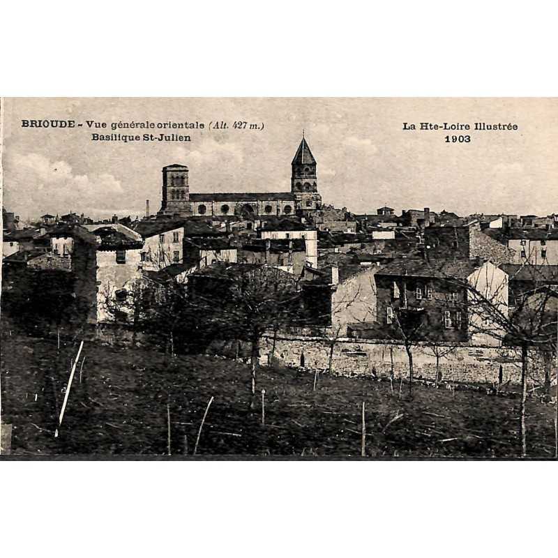 ABAO 43 - Haute Loire [43] Brioude - Vue générale orientale. Basilique St-Julien.