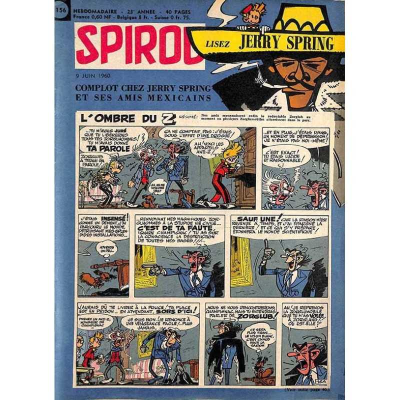 ABAO Bandes dessinées Spirou 1960/06/09 n°1156