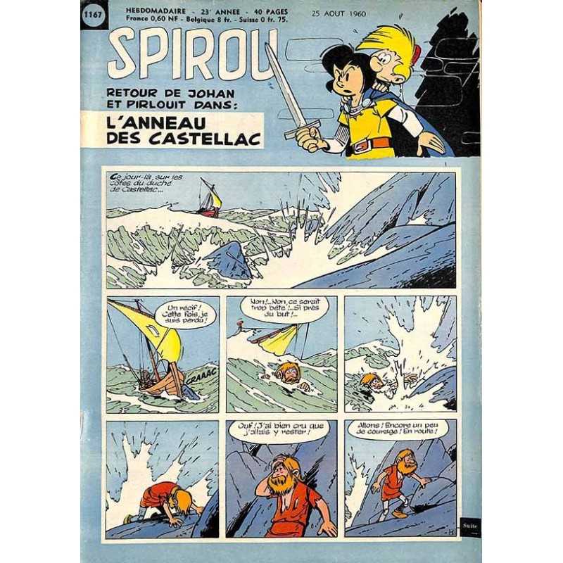 ABAO Bandes dessinées Spirou 1960/08/25 n°1167 (avec le mini-récit)