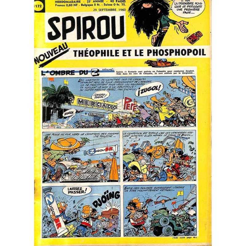 ABAO Bandes dessinées Spirou 1960/09/29 n°1172 (avec le mini-récit)