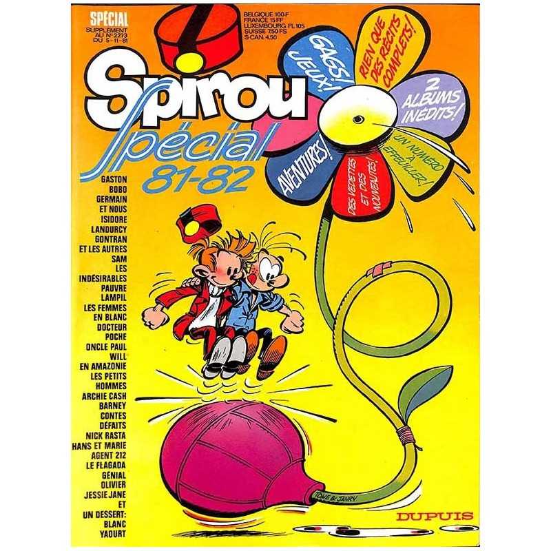 ABAO Bandes dessinées Spirou spécial 81-82