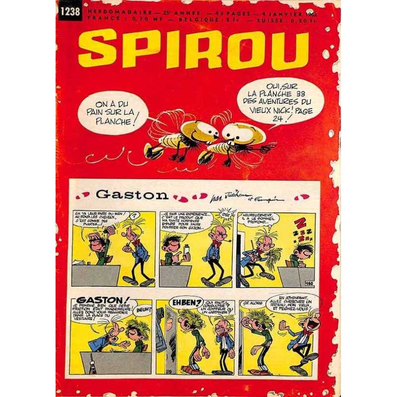 ABAO Bandes dessinées Spirou 1962/01/04 n°1238 (avec le mini-récit)