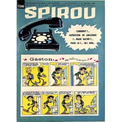 ABAO Bandes dessinées Spirou 1962/01/18 n°1240 (avec le mini-récit)