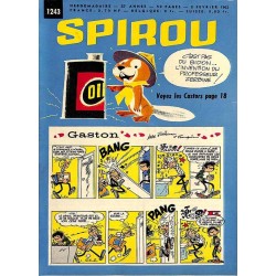 ABAO Bandes dessinées Spirou 1962/02/08 n°1243 (avec le mini-récit)