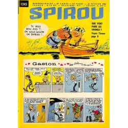 ABAO Bandes dessinées Spirou 1962/02/22 n°1245 (avec le mini-récit)