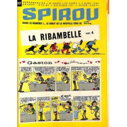 ABAO Bandes dessinées Spirou 1962/03/08 n°1247 (avec le mini-récit)