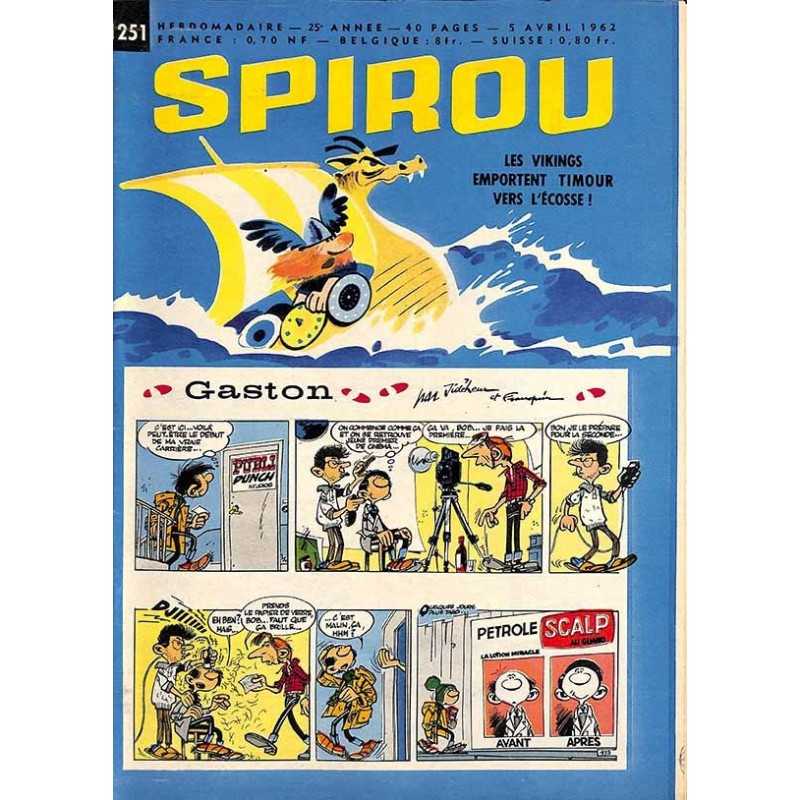 ABAO Bandes dessinées Spirou 1962/04/05 n°1251 (avec le mini-récit)
