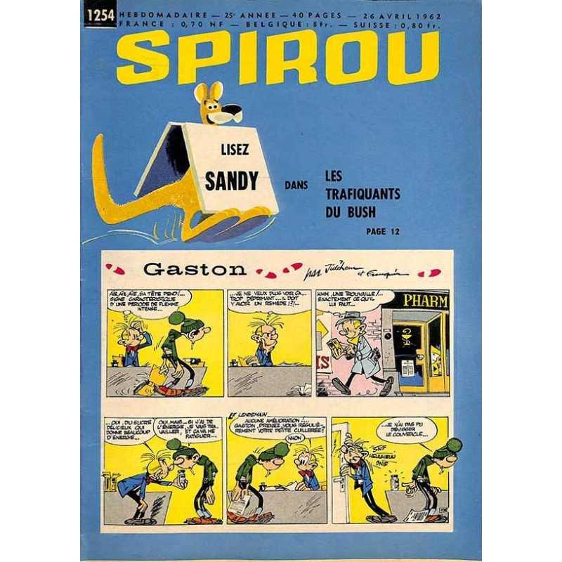 ABAO Bandes dessinées Spirou 1962/04/26 n°1254 (avec le mini-récit)