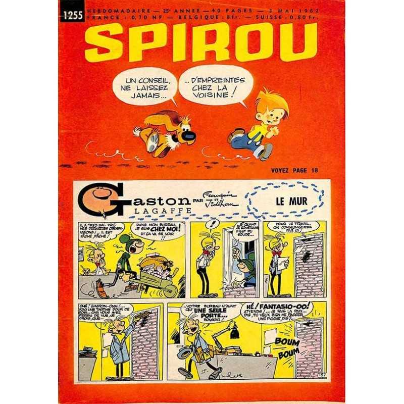 ABAO Bandes dessinées Spirou 1962/05/03 n°1255 (avec le mini-récit)