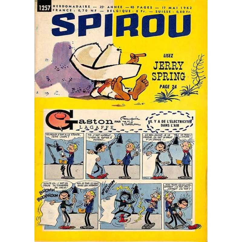 ABAO Bandes dessinées Spirou 1962/05/17 n°1257 (avec le mini-récit)