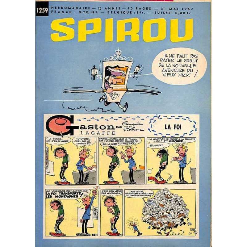 ABAO Bandes dessinées Spirou 1962/05/31 n°1259 (avec le mini-récit)