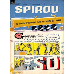 ABAO Bandes dessinées Spirou 1962/07/12 n°1265 (avec le mini-récit)