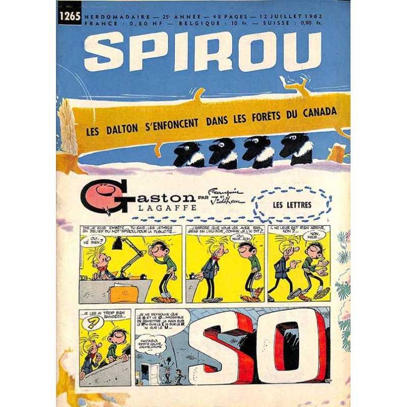 ABAO Bandes dessinées Spirou 1962/07/12 n°1265 (avec le mini-récit)