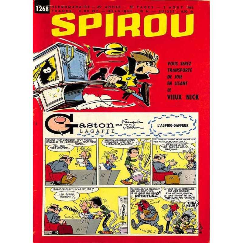 ABAO Bandes dessinées Spirou 1962/08/02 n°1268 (avec le mini-récit)